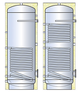 Ανοξείδωτο boiler με σταθερoύς εναλλάκτες