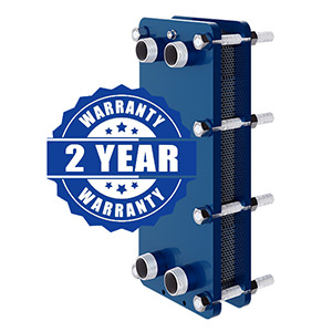 εγγύηση 2 ετών σε πλακοειδείς εναλλάκτες