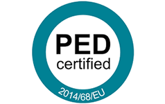 PED Certification Techno System πλακοειδείς εναλλάκτες
