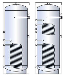 Ανοξείδωτο boiler με σταθερό εναλλάκτη